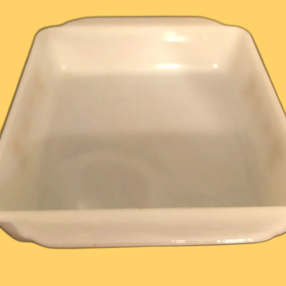 Fire King Square Baking Dish Golden Wheat #452 8